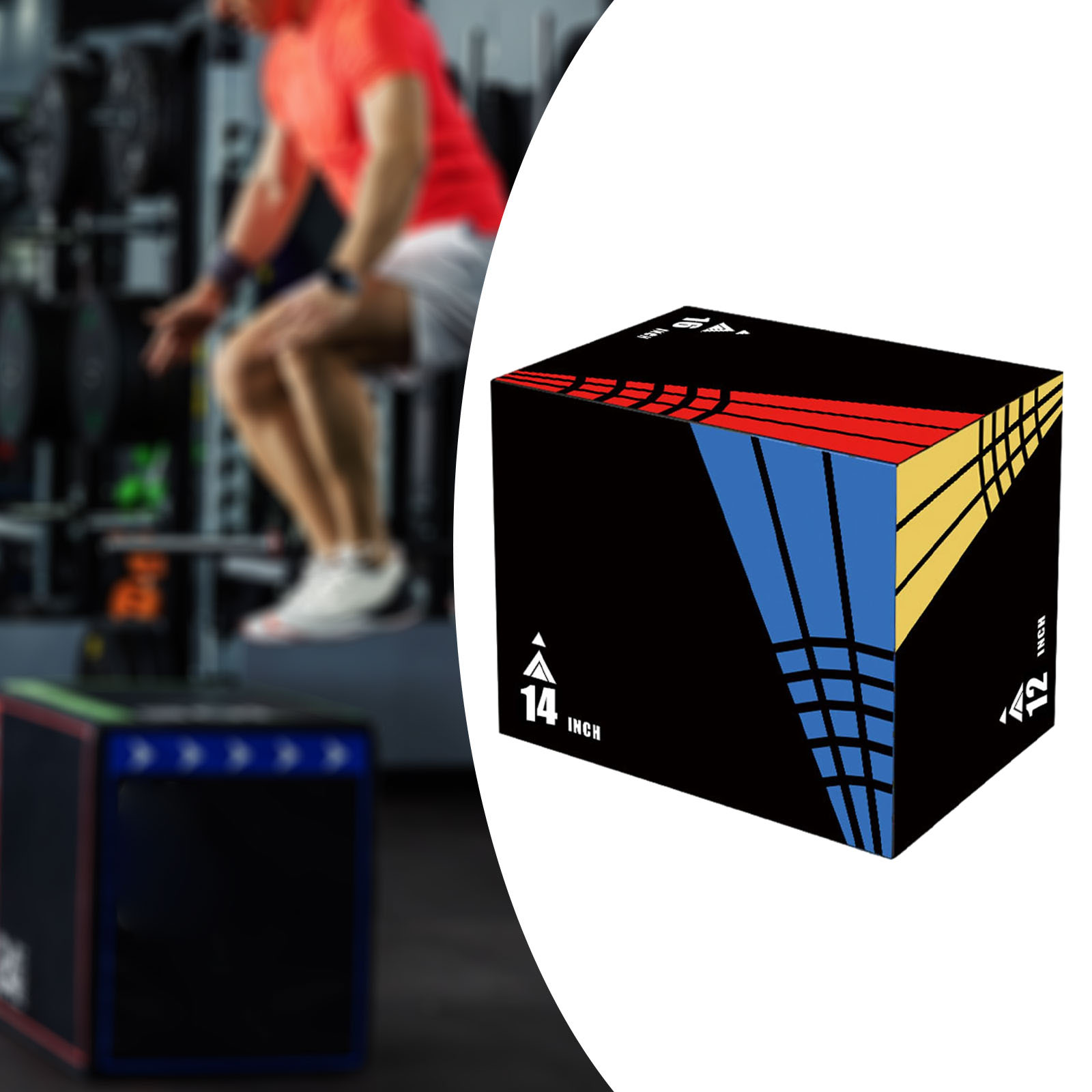3-in-1Jump Box Plyometric Box  - Box Jump Plyo บทวิจารณ์และราคา