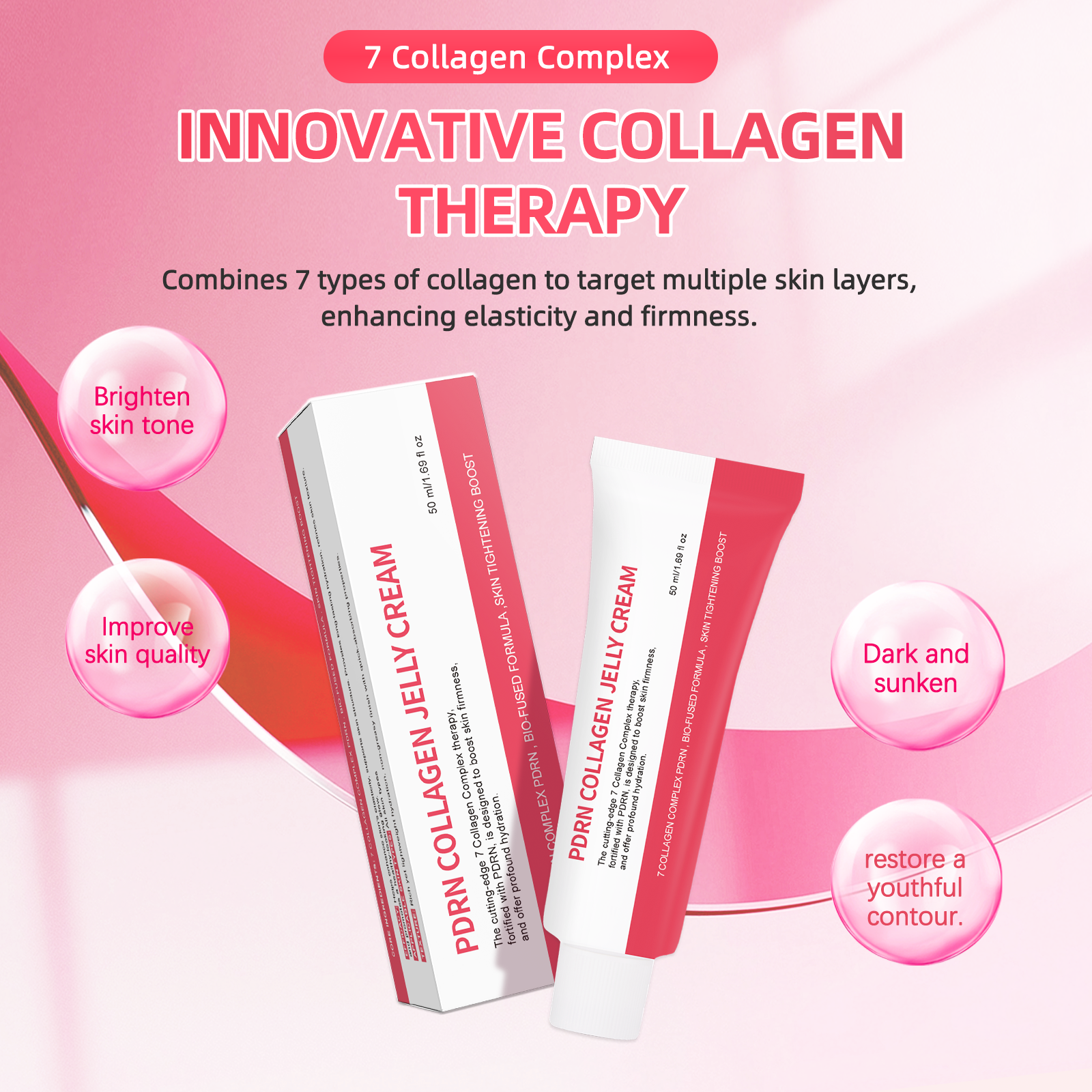 PDRN Collagen Jelly Cream Anti - Crossfit Lifting บทวิจารณ์และราคา