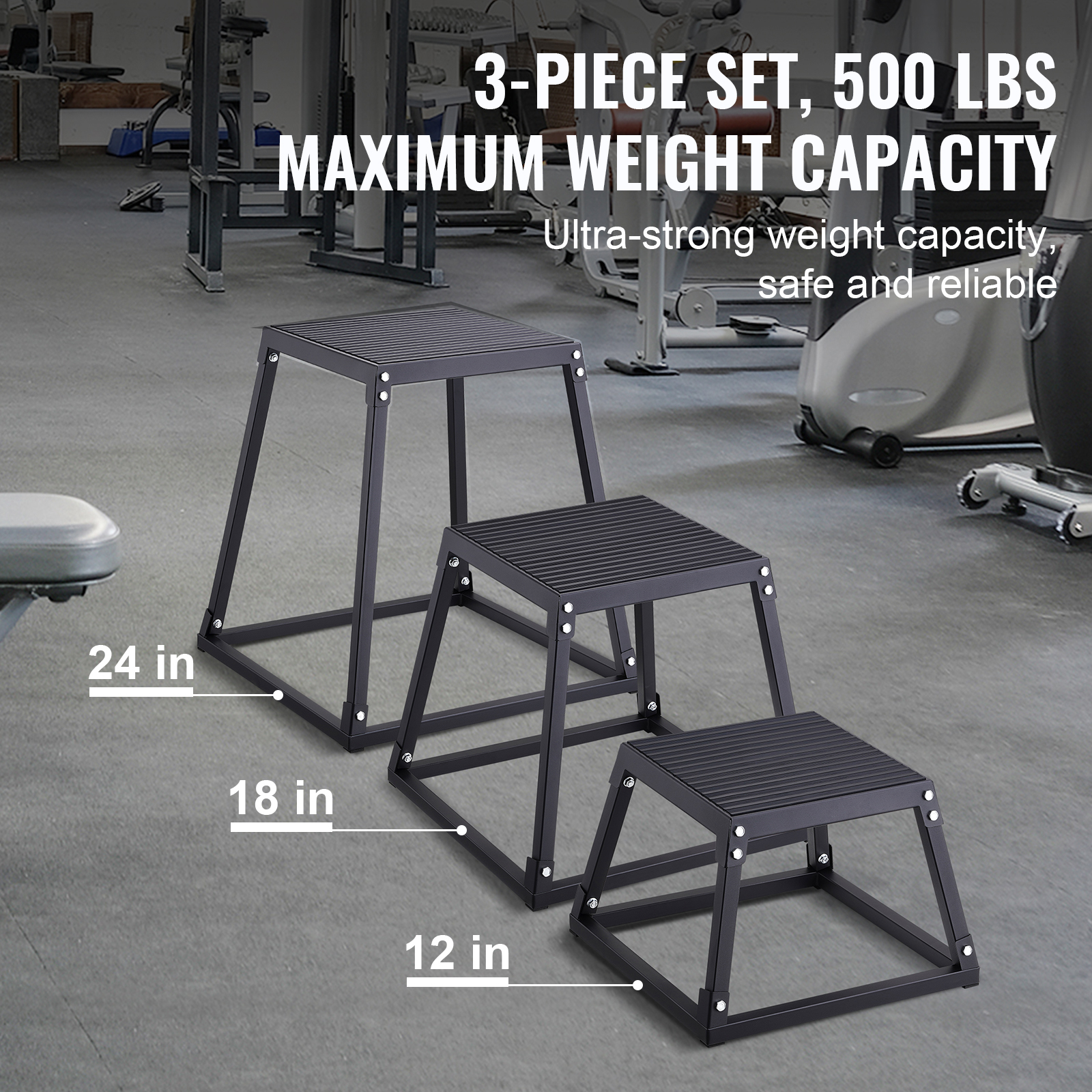 SucceBuy 12/18/24Inch Plyometr - Box Jump Plyo บทวิจารณ์และราคา