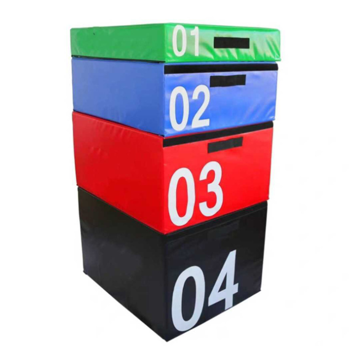 Gym Used PU Leather Jump Box S - Box Jump Plyo บทวิจารณ์และราคา