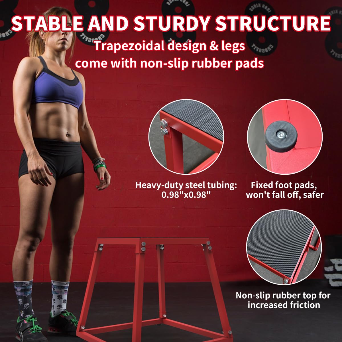 Metal Plyometric Jumping Box,  - Box Jump Plyo บทวิจารณ์และราคา
